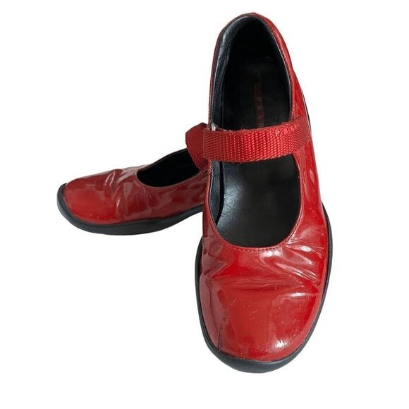 PRADA Girls 13 (31) Patent Leather Mary Jane Shoes AS IS - Picture 2 of 13